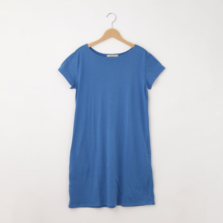 オフプライスストア(ウィメン)(OFF PRICE STORE(Women))のFaneuil（ファヌル） ポケット付きフレンチ袖ワンピース ミドルワンピース