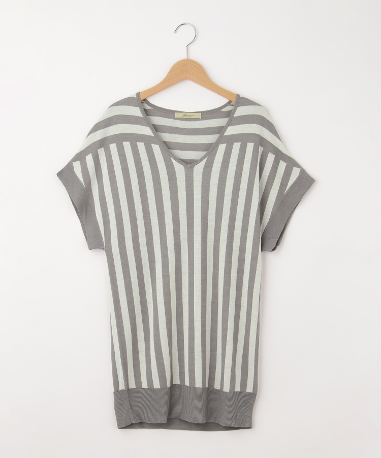 オフプライスストア(ウィメン)(OFF PRICE STORE(Women))のFaneuil（ファヌル） ストライプニットプルオーバー1