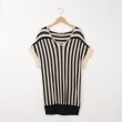 オフプライスストア(ウィメン)(OFF PRICE STORE(Women))のFaneuil（ファヌル） ストライプニットプルオーバー ブラック(019)