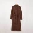 オフプライスストア(ウィメン)(OFF PRICE STORE(Women))のFaneuil（ファヌル） タック入りシャツワンピース ブラウン(042)
