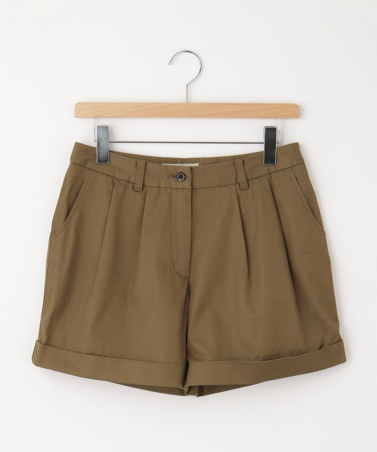オフプライスストア(ウィメン)(OFF PRICE STORE(Women))のFaneuil（ファヌル） タック入りショートパンツ カーキ(023)