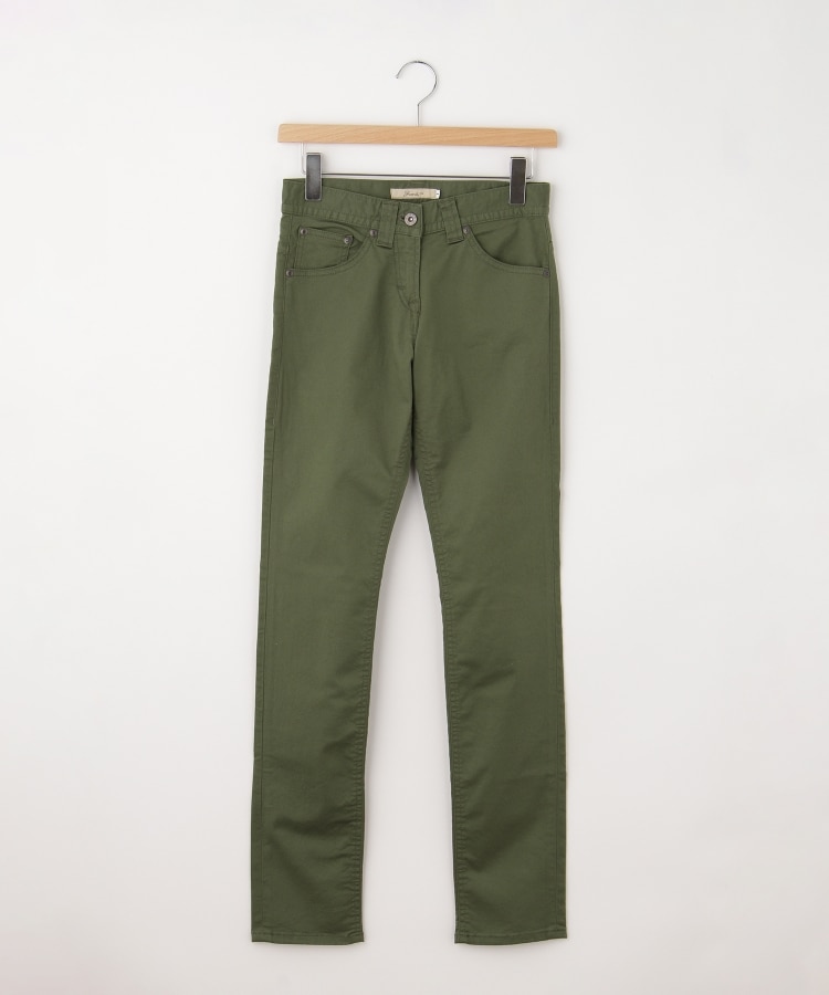 オフプライスストア(ウィメン)(OFF PRICE STORE(Women))のFaneuil（ファヌル） ストレッチスリムパンツ グリーン(022)