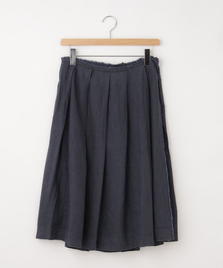 オフプライスストア(ウィメン)(OFF PRICE STORE(Women))のFaneuil（ファヌル） タック入り巻きスカート ネイビー(095)