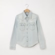 オフプライスストア(ウィメン)(OFF PRICE STORE(Women))のFaneuil（ファヌル） ストレッチウエスタンシャツ ライトブルー(091)