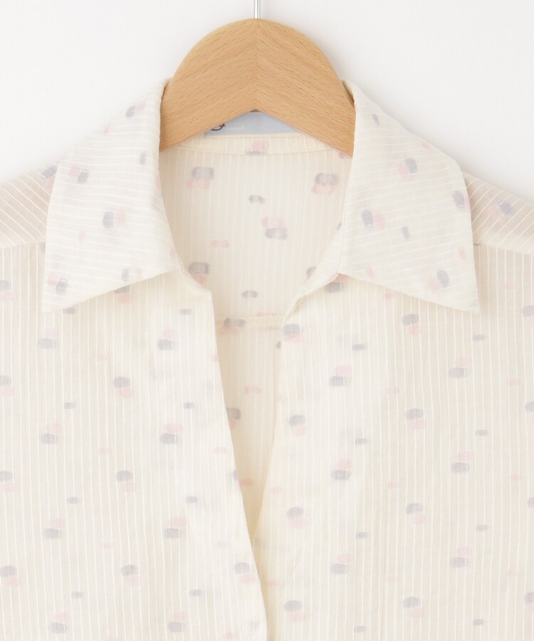 オフプライスストア(ウィメン)(OFF PRICE STORE(Women))のFaneuil（ファヌル） 前あき4つボタンドット風長袖シャツ3
