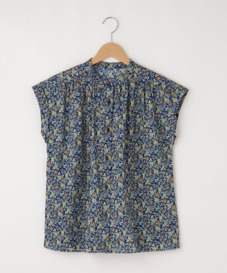 オフプライスストア(ウィメン)(OFF PRICE STORE(Women))のartemarvel（アルテマーヴェル） 総柄バンドカラーフレンチ袖ブラウス1