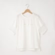 オフプライスストア(ウィメン)(OFF PRICE STORE(Women))のinnowave（イノウェーブ） ロゴ入りチュール袖カットソー ホワイト(002)