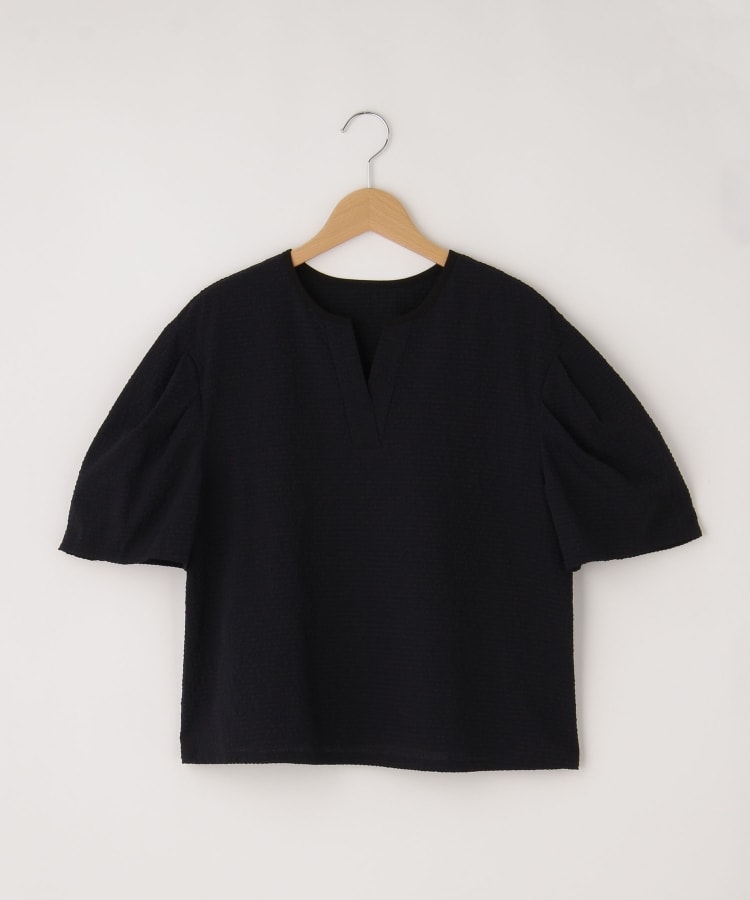 オフプライスストア(ウィメン)(OFF PRICE STORE(Women))のinnowave（イノウェーブ） ポコポコスキッパーボリューム袖ブラウス ネイビー(093)