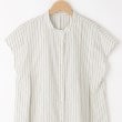 オフプライスストア(ウィメン)(OFF PRICE STORE(Women))のinnowave（イノウェーブ） バンドカラー ストライプフレンチスリーブブラウス【SALE/セール/カジュアル/デイリー/トレンド/きれいめカジュアル/ゆったり】4
