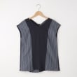 オフプライスストア(ウィメン)(OFF PRICE STORE(Women))の異素材バックリボンカットソー【SALE/セール/カジュアル/デイリー/トレンド/きれいめカジュアル】 ネイビー(094)