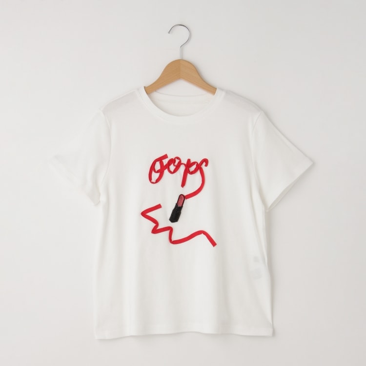 オフプライスストア(ウィメン)(OFF PRICE STORE(Women))のリップスティックデザインTシャツ【SALE/セール/カジュアル/デイリー/トレンド/きれいめカジュアル】 Ｔシャツ