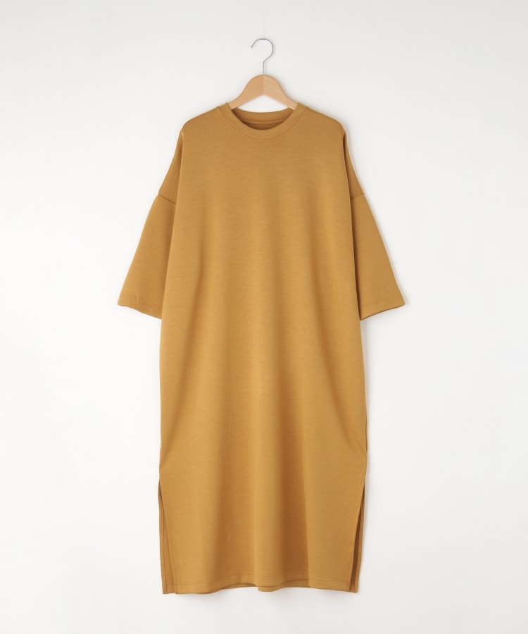 オフプライスストア(ウィメン)(OFF PRICE STORE(Women))のシンプルスリットストレートラインワンピース【SALE/セール/カジュアル/デイリー/トレンド/きれいめカジュアル】1