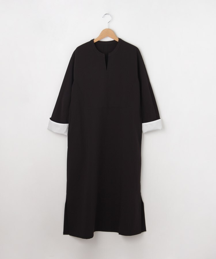 オフプライスストア(ウィメン)(OFF PRICE STORE(Women))のキーネックロングワンピース【SALE/セール/カジュアル/デイリー/トレンド/きれいめカジュアル】1