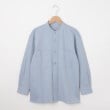 オフプライスストア(ウィメン)(OFF PRICE STORE(Women))のバンドカラーポケットブラウス【SALE/セール/カジュアル/デイリー/トレンド/きれいめカジュアル】 ライトブルー(090)
