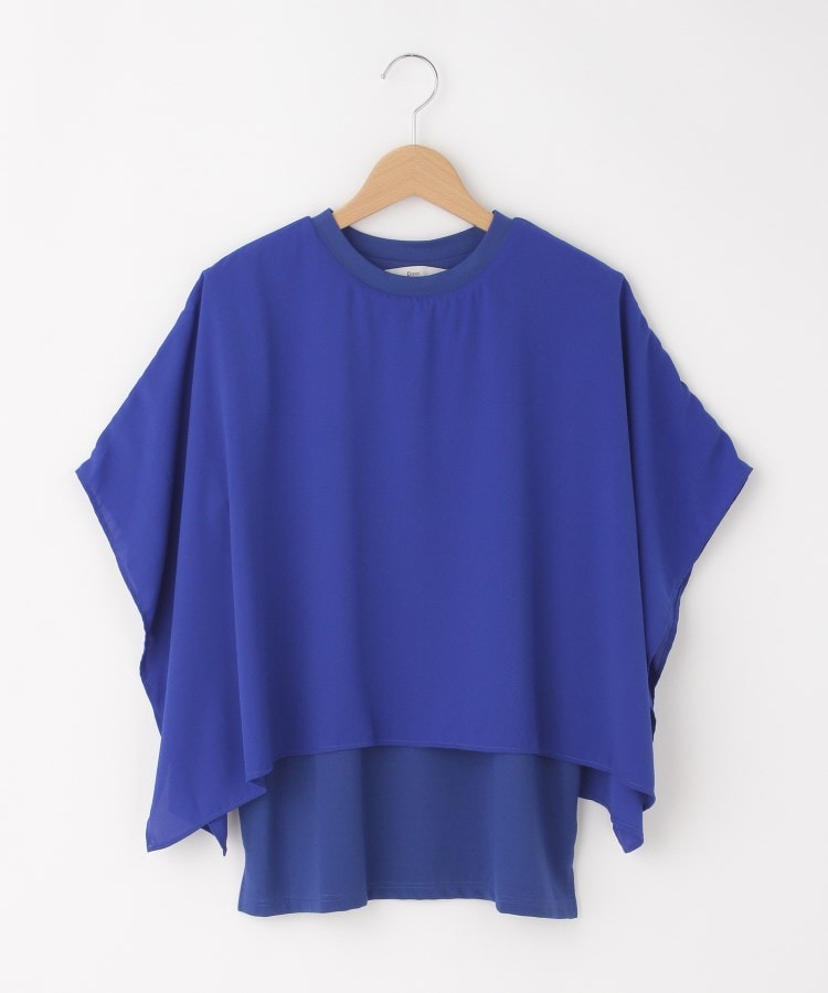 オフプライスストア(ウィメン)(OFF PRICE STORE(Women))のDoux.(ドゥ) レイヤードカットソー【SALE/セール/カジュアル/デイリー/トレンド/ゆったり/体型カバー】 ブルー(091)