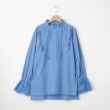 オフプライスストア(ウィメン)(OFF PRICE STORE(Women))のDoux.(ドゥ) フロントフリルブラウス【SALE/セール/カジュアル/デイリー/トレンド/きれいめカジュアル】 ブルー(091)