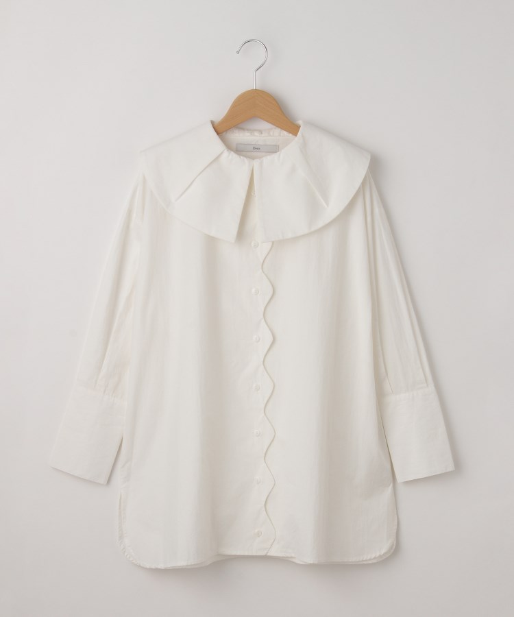 Doux.(ドゥ) 付け襟ビッグカラーブラウス【SALE/セール Doux.(ドゥ) 付け襟ビッグカラーブラウス【SALE/セール