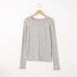 オフプライスストア(ウィメン)(OFF PRICE STORE(Women))のDoux.(ドゥ) リブニットトップス 【SALE/セール/カジュアル/デイリー/トレンド/きれいめカジュアル】 グレー(013)
