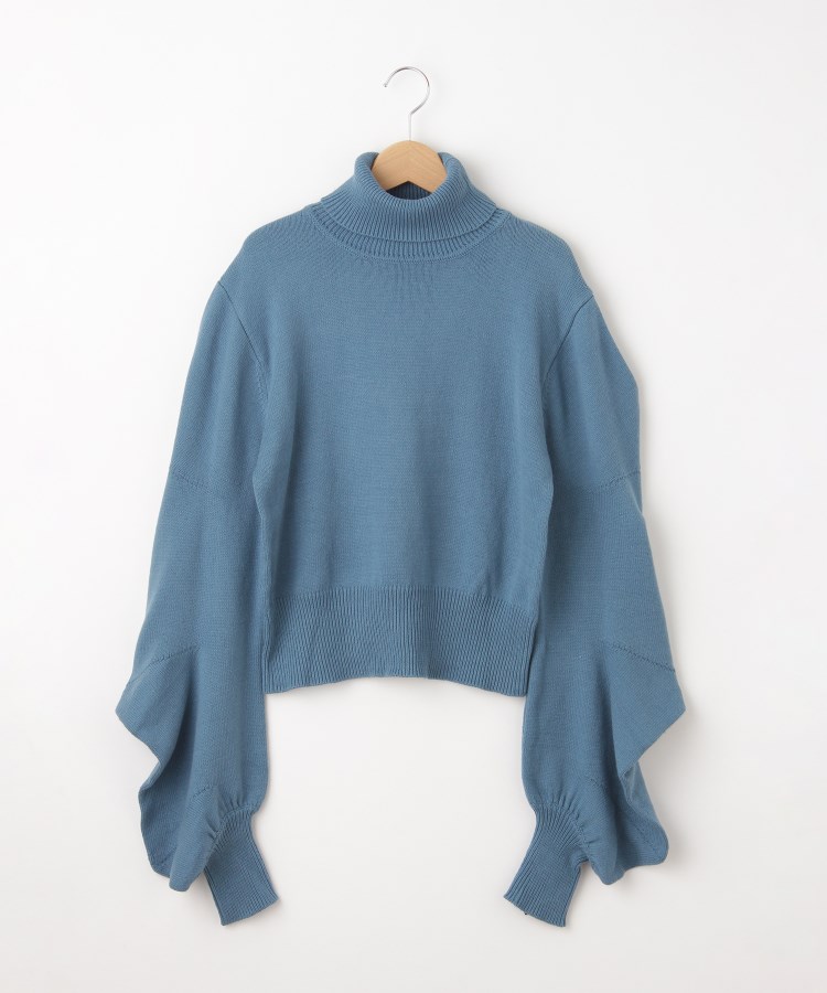 オフプライスストア(ウィメン)(OFF PRICE STORE(Women))のDoux.(ドゥ) ハイネックニット【SALE/セール/カジュアル/デイリー/トレンド/きれいめカジュアル/ルーズシルエット】 ブルー(091)