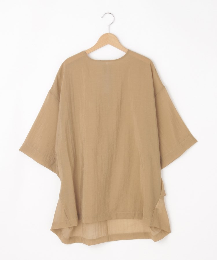 オフプライスストア(ウィメン)(OFF PRICE STORE(Women))のDoux.(ドゥ) バックジップシアーカットソー ブラウン(043)