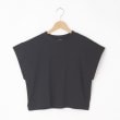 オフプライスストア(ウィメン)(OFF PRICE STORE(Women))のDoux.(ドゥ) オーバーサイズフレンチ袖カットソー ブラック(019)