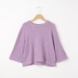 オフプライスストア(ウィメン)(OFF PRICE STORE(Women))のDoux.(ドゥ) 7分丈デザインニット【SALE/セール/カジュアル/デイリー/トレンド/きれいめカジュアル】 パープル(082)