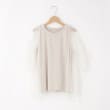 オフプライスストア(ウィメン)(OFF PRICE STORE(Women))のDoux.(ドゥ) レイヤードチュールカットソー【SALE/セール/カジュアル/デイリー/トレンド/きれいめカジュアル】 アイボリー(004)