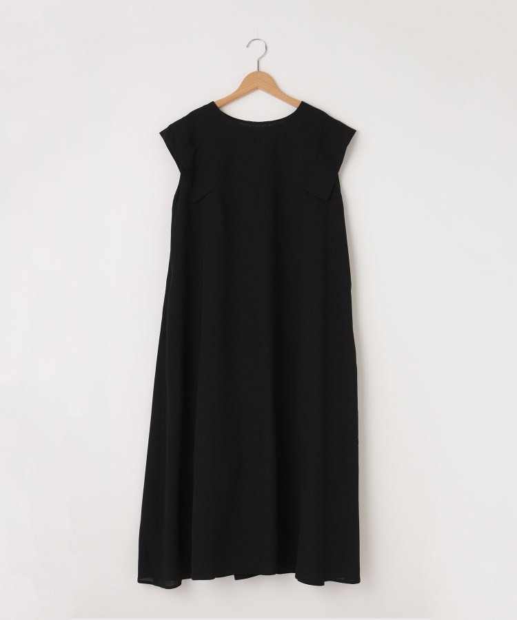 オフプライスストア(ウィメン)(OFF PRICE STORE(Women))のDoux.(ドゥ) フレンチ袖ロングワンピース【SALE/セール/オフプライス/カジュアル/デイリー/トレンド】 ブラック(019)