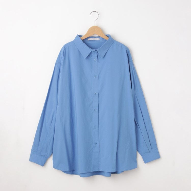 オフプライスストア(ウィメン)(OFF PRICE STORE(Women))のDoux.(ドゥ) コットン混ロングシャツ【SALE/セール/カジュアル/デイリー/トレンド/きれいめカジュアル】 シャツ・ブラウス