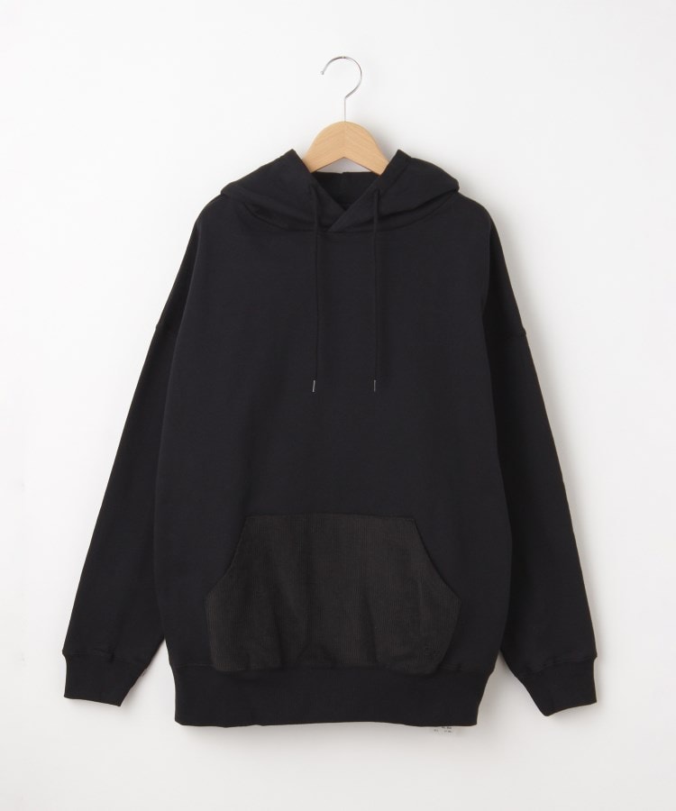 オフプライスストア(ウィメン)(OFF PRICE STORE(Women))のOcean Pacific(オーシャンパシフィック） 異素材ドッキングパーカー【SALE/セール/カジュアル/デイリー/トレンド/きれいめカジュアル】 ブラック(019)