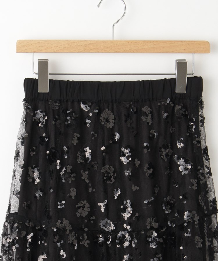 オフプライスストア(ウィメン)(OFF PRICE STORE(Women))のinnowave（イノウェーブ） スパンコール刺繍レーススカート【SALE/セール/カジュアル/デイリー/トレンド/きれいめカジュアル】3