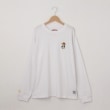 オフプライスストア(ウィメン)(OFF PRICE STORE(Women))のSALTS（ソルツ） ベアーワッペンロンT【SALE/セール/カジュアル/デイリー/トレンド/ストリート/スポーティースタイル】 ホワイト(001)