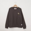 オフプライスストア(ウィメン)(OFF PRICE STORE(Women))のSALTS（ソルツ） 裏起毛ベアーワッペントレーナー【SALE/セール/カジュアル/デイリー/トレンド/ストリート/スポーティースタイル】 チャコール(019)