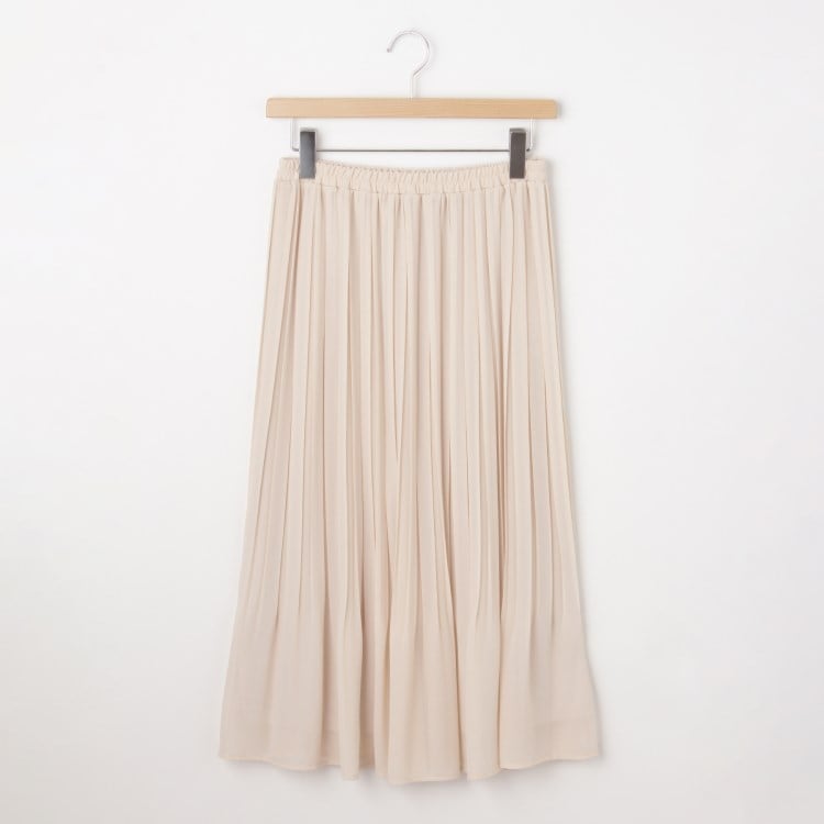 オフプライスストア(ウィメン)(OFF PRICE STORE(Women))の≪セレモニー/通勤≫innowave（イノウェーブ） シフォンジョーゼットプリーツスカート【SALE/セール/入卒/学校行事/ビジネス/デイリー/きれいめカジュアル】 ミモレスカート