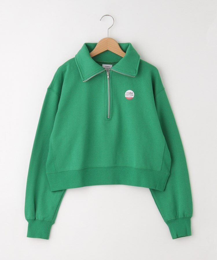 オフプライスストア(ウィメン)(OFF PRICE STORE(Women))のcoen（コーエン） USAコットンCVC裏毛H/ZIP プルオーバー【SALE/セール/カジュアル/デイリー/トレンド】1