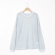 オフプライスストア(ウィメン)(OFF PRICE STORE(Women))のcoen（コーエン） シアーメッシュロングスリーブTシャツ【SALE/セール/カジュアル/デイリー/トレンド/ゆったり】 ブルー(091)