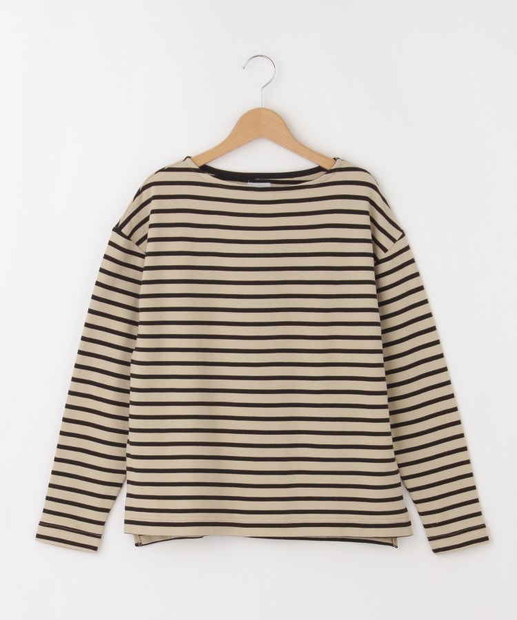 オフプライスストア(ウィメン)(OFF PRICE STORE(Women))のcoen（コーエン） リップルボーダーロングスリーブTシャツ【SALE/セール/カジュアル/デイリー/トレンド】 ベージュ(052)