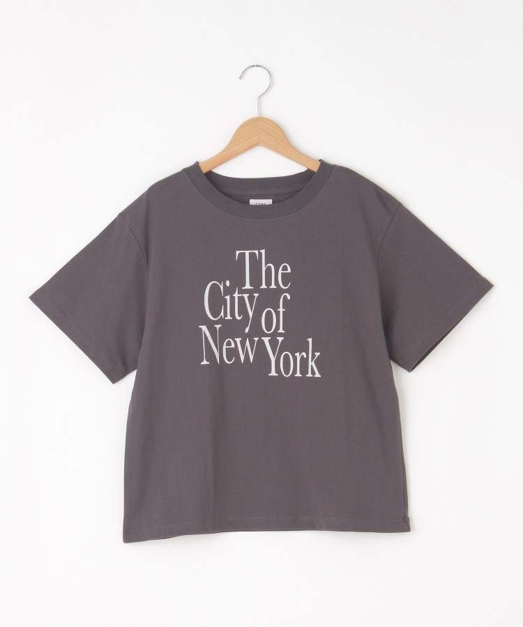 オフプライスストア(ウィメン)(OFF PRICE STORE(Women))のcoen（コーエン） 別注NYCロゴプリントTシャツ【SALE/セール/カジュアル/デイリー/トレンド】 チャコールグレー(013)
