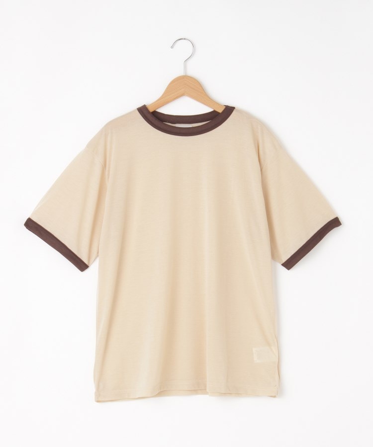 オフプライスストア(ウィメン)(OFF PRICE STORE(Women))のcoen（コーエン） シアーリンガーTシャツ【SALE/セール/カジュアル/デイリー/トレンド/スポーティースタイル】 ナチュラル(997)