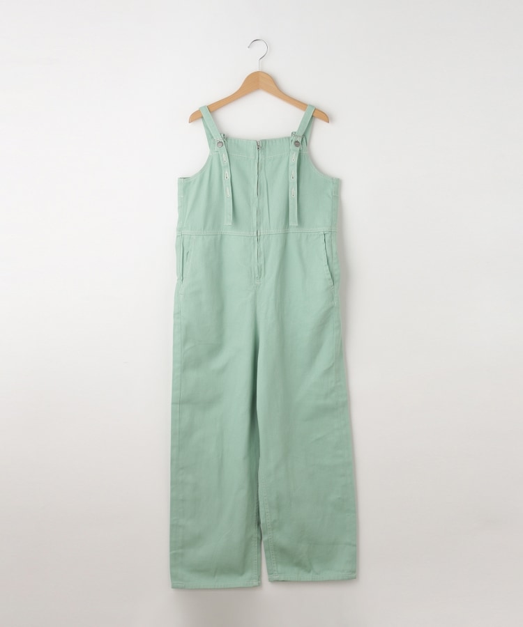 オフプライスストア(ウィメン)(OFF PRICE STORE(Women))のcoen（コーエン） DENIM ミリタリーオーバーオール【SALE/セール/カジュアル/デイリー/トレンド/ストリート/スポーティースタイル】 オリーブグリーン(026)
