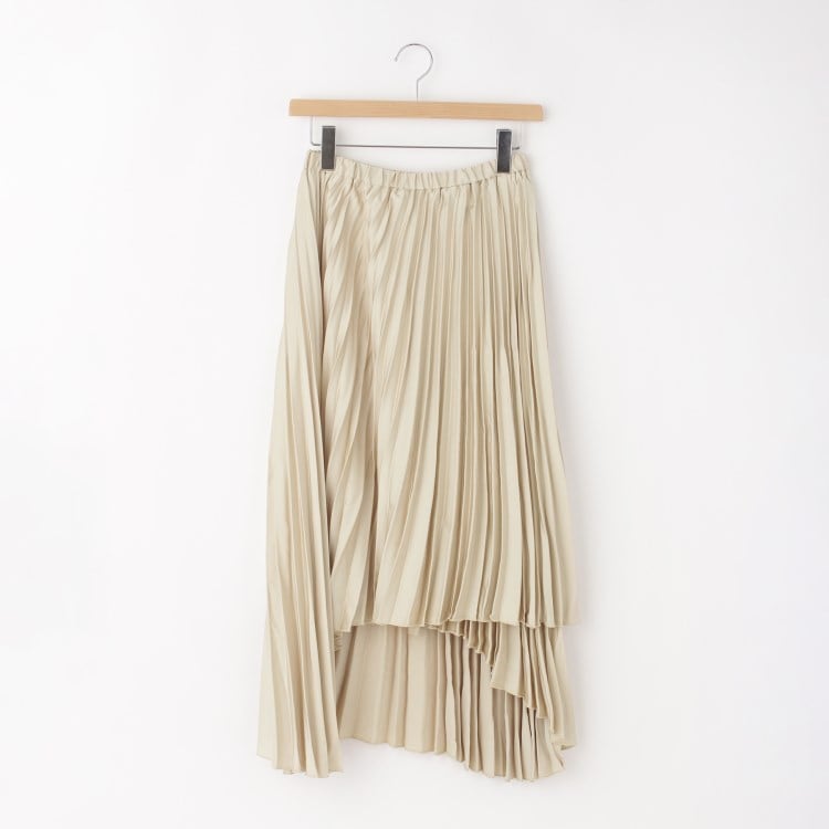 オフプライスストア(ウィメン)(OFF PRICE STORE(Women))のDOUX ARCHIVES（ドゥ アルシーヴ） 光沢プリーツフィッシュテールスカート ミモレスカート