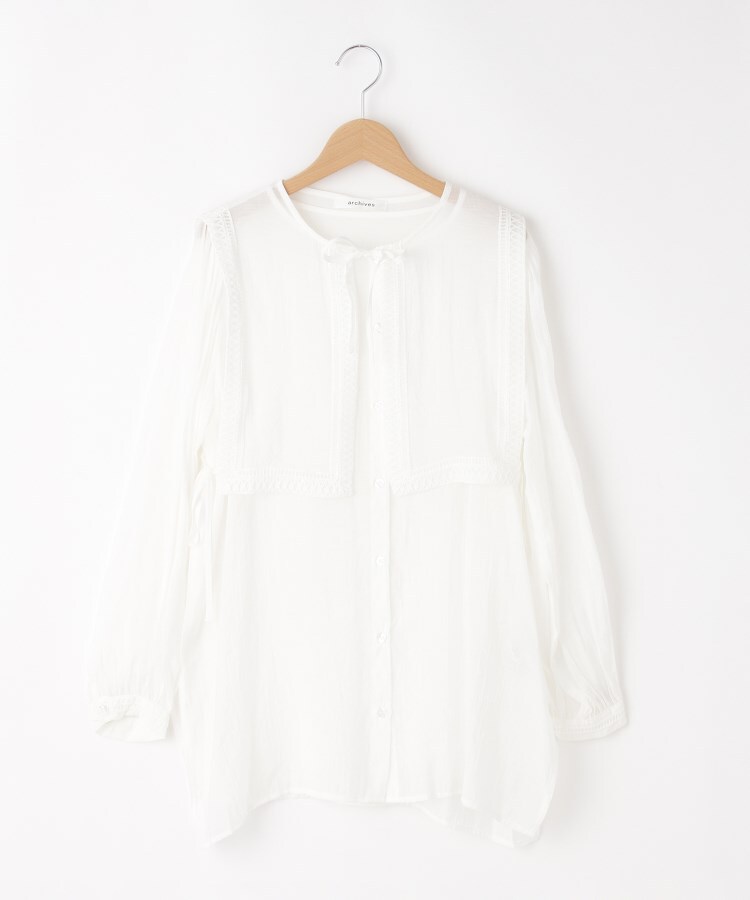 オフプライスストア(ウィメン)(OFF PRICE STORE(Women))のarchives（アルシーヴ） レースベストレイヤードブラウス1