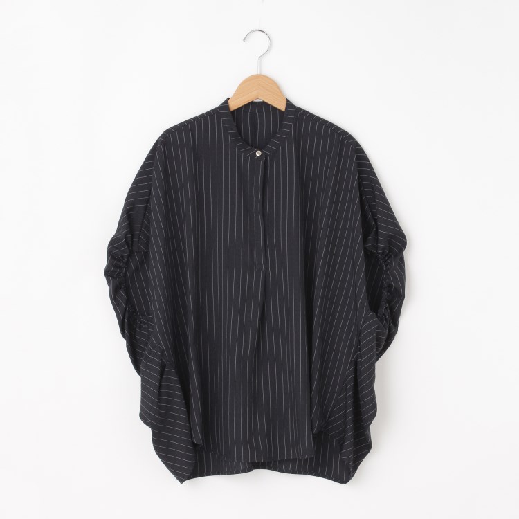 オフプライスストア(ウィメン)(OFF PRICE STORE(Women))のinnowave（イノウェーブ） タンブラーブッチャーストライプボリュームブラウス【SALE/セール/カジュアル/デイリー/トレンド/きれいめカジュアル/ゆったり】 シャツ・ブラウス