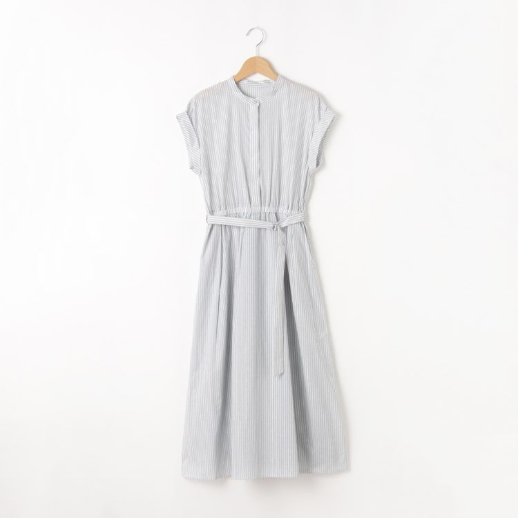 オフプライスストア(ウィメン)(OFF PRICE STORE(Women))のinnowave（イノウェーブ） ローンストライプ（ラメMix) ワンピース【SALE/セール/オフプライス/カジュアル/デイリー/トレンド】 マキシ・ロングワンピース