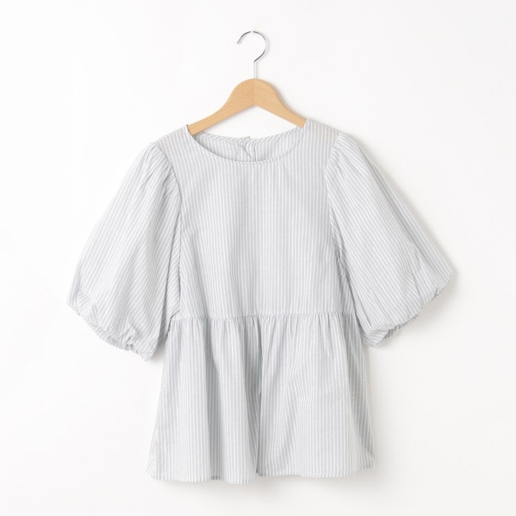 オフプライスストア(ウィメン)(OFF PRICE STORE(Women))のinnowave（イノウェーブ） ローンストライプ（ラメMix) ブラウス【SALE/セール/オフプライス/カジュアル/デイリー/トレンド】 シャツ・ブラウス