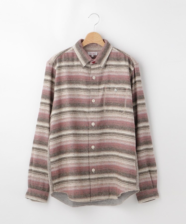 オフプライスストア(メンズ)(OFF PRICE STORE(Mens))のMIL-SPEC ニット切替シャツ ピンク(072)