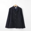 オフプライスストア(メンズ)(OFF PRICE STORE(Mens))のMIL-SPEC 毛混ストライプ柄ジャケット ネイビー(094)