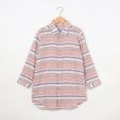 オフプライスストア(メンズ)(OFF PRICE STORE(Mens))のMIL-SPEC 七分袖ボーダーシャツ ピンク(072)