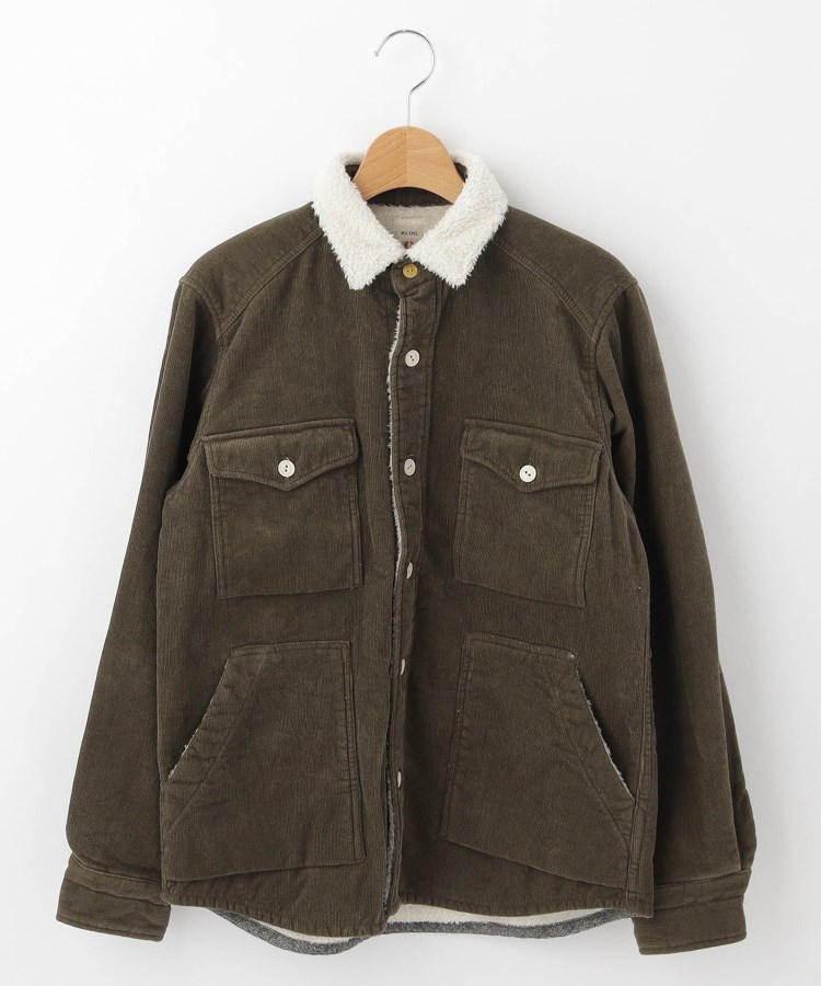 オフプライスストア(メンズ)(OFF PRICE STORE(Mens))のMIL-SPEC 裏ボアコーデュロイジャケット グリーン(022)