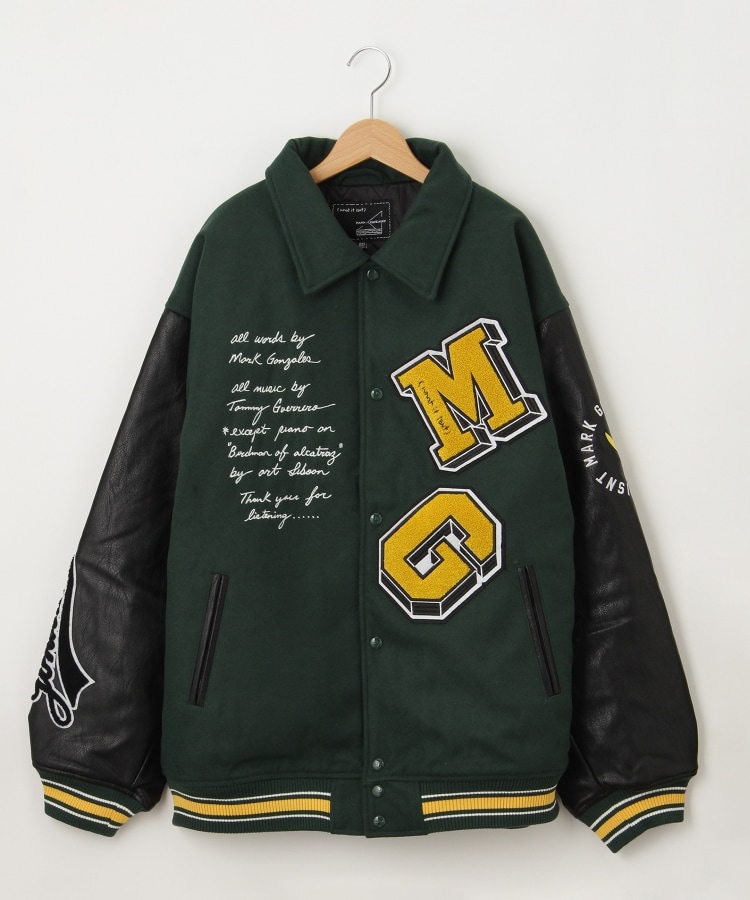 オフプライスストア(メンズ)(OFF PRICE STORE(Mens))のWhat it isNT（ワットイットイズント） MarkGonzalesバックロゴ中綿ジャケット グリーン(022)